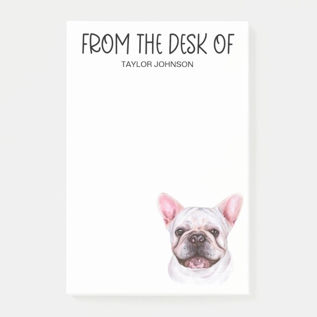 French Bulldog Lover Post-it Notes (Front)
