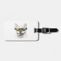 French Bulldog Luggage Tag