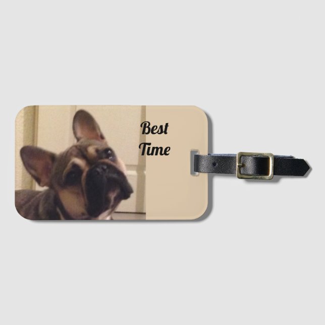 French Bulldog  Luggage Tag (Front Horizontal)