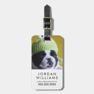 French Bulldog Luggage Tag
