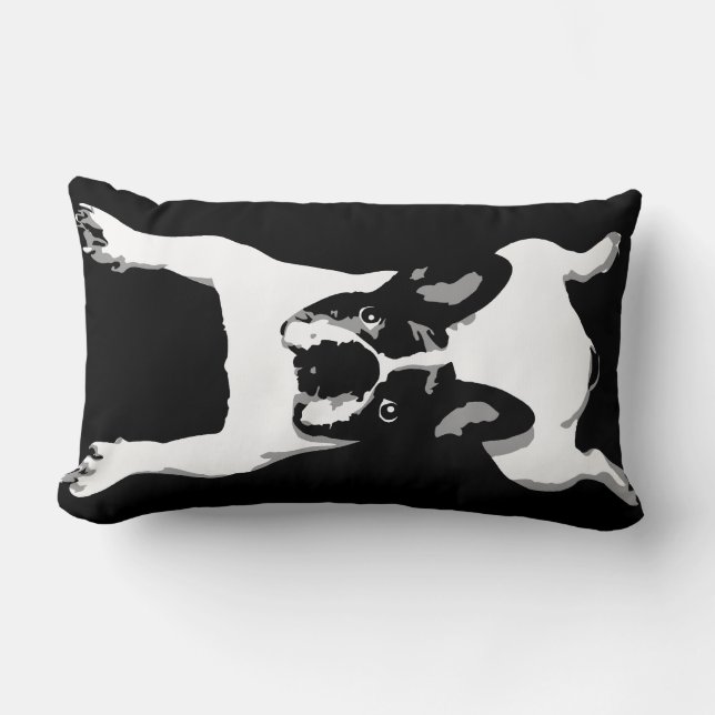 French Bulldog Lumbar Pillow (Front)