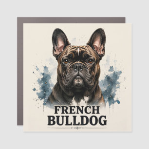 French Bulldog Luxury Companion Collection Car Magnet