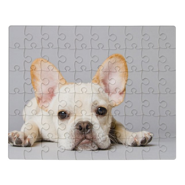 French Bulldog Lying Down Jigsaw Puzzle (Puzzle Horizontal)