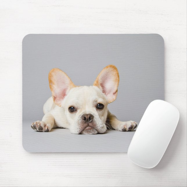 French Bulldog Lying Down Mouse Pad (With Mouse)