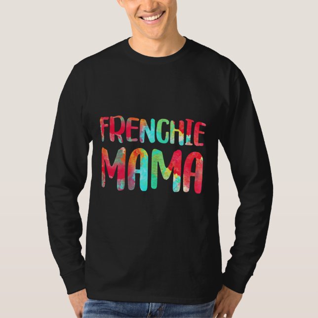 French Bulldog Mama Gif T-Shirt (Front)