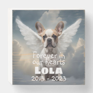 French Bulldog Memorial Wooden Box Sign