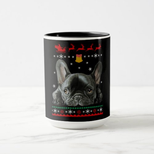 French Bulldog  Merry Christmas With Frenchie Mug