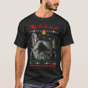 French Bulldog Merry Christmas With Frenchie T-Shirt