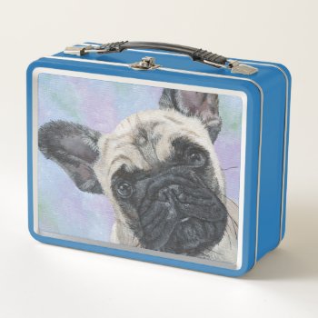 French Bulldog Metal Lunch Box by Eclectic_Ramblings at Zazzle