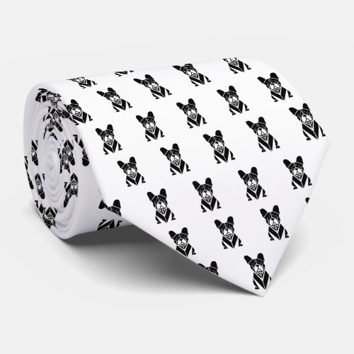 French Bulldog minimalism Tie