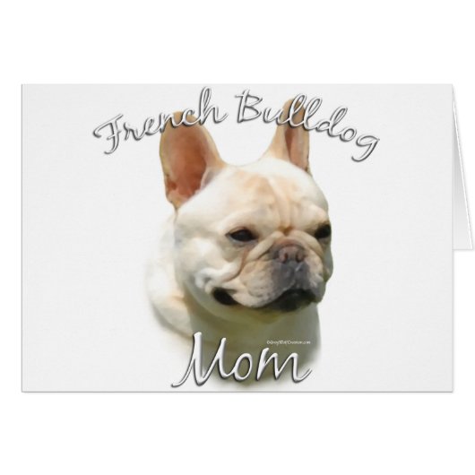 French Bulldog Mom 2 Cards (Front Horizontal)
