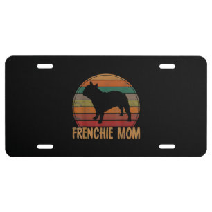 french bulldog mom gift   pet frenchie gift license plate