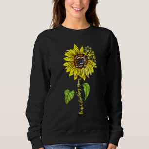 French Bulldog Mom Loves Sunflower Mothers Day Sweatshirt