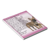French Bulldog Mom Poem Notepad | Zazzle
