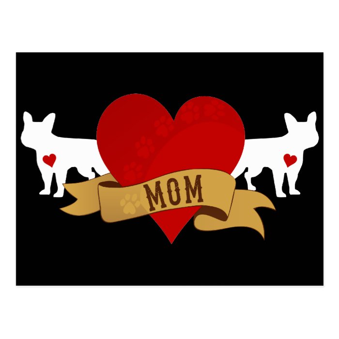 French Bulldog Mom [Tattoo style] Postcards