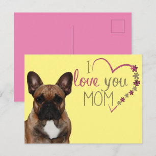 French Bulldog mother day French Bulldog Postcard