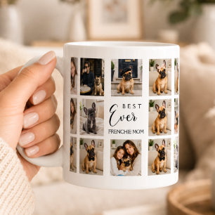 French Bulldog Mother Mom photo collage Coffee Mug