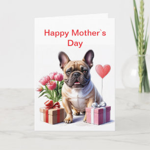 French Bulldog Mother's Day French Bulldog Invitation