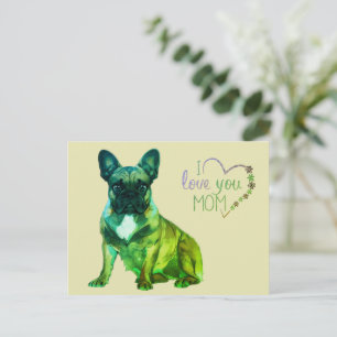 French Bulldog Mother's Day French Bulldog Postcard