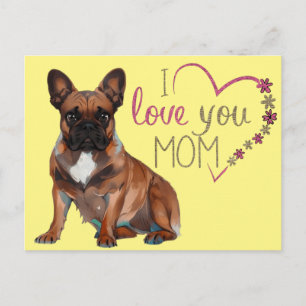 French Bulldog Mother's Day French Bulldog Postcard