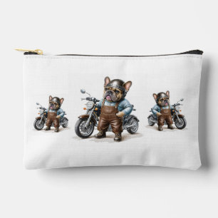 French Bulldog Motorcycle Father's Day Bulldog Accessory Pouch