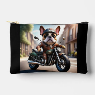French Bulldog Motorcycle Father's Day Bulldog Accessory Pouch
