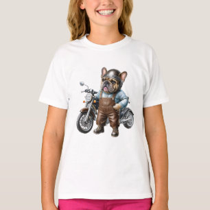 French Bulldog Motorcycle French Bulldog T-Shirt