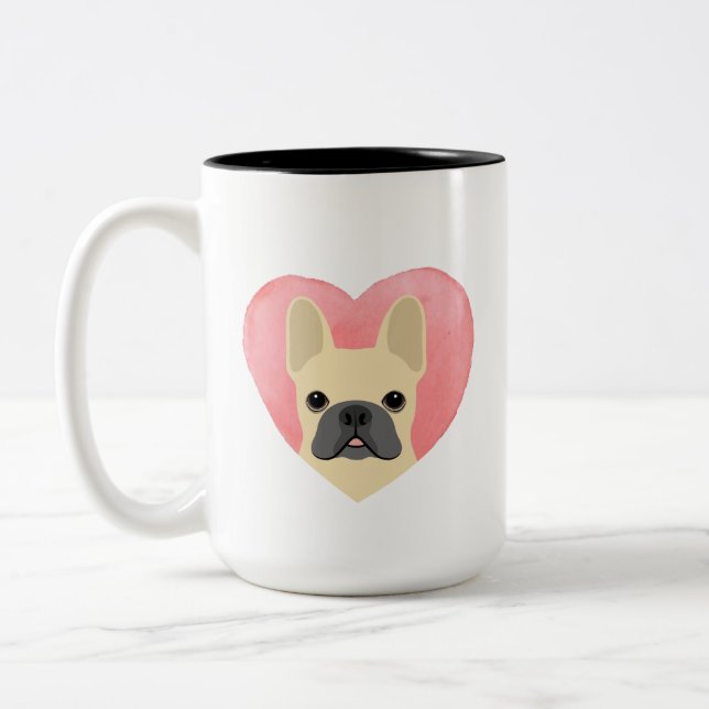 French Bulldog Mugs (Left)