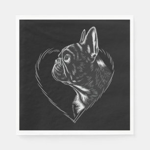 French Bulldog Napkins