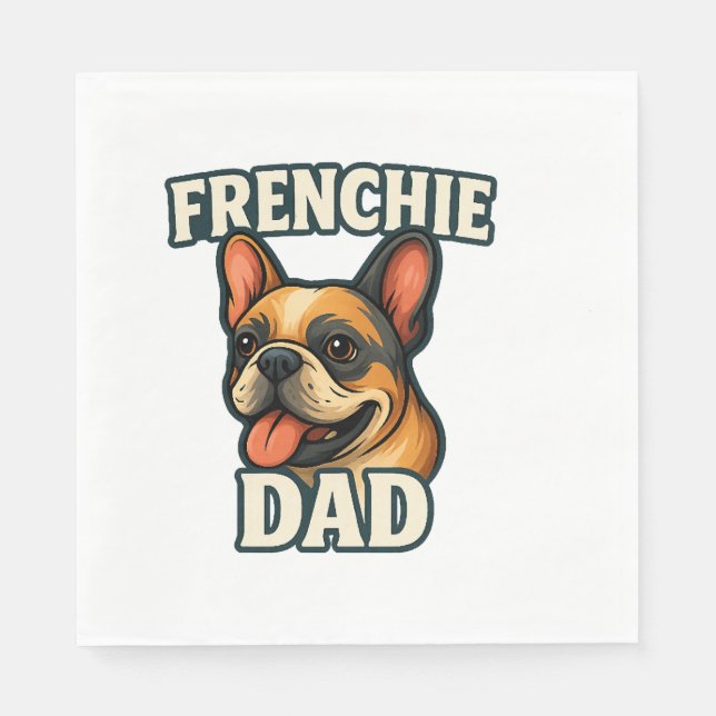 French Bulldog Napkins (Front)