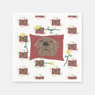 French Bulldog Napkins