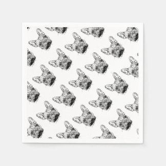 French bulldog napkins