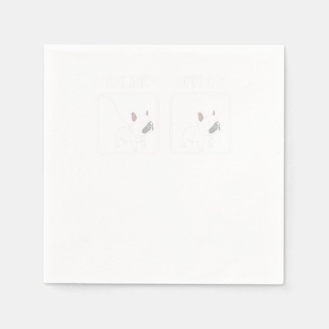 French Bulldog Napkins (Front)