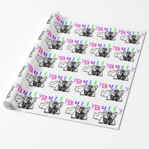 French Bulldog National Be An Angel Day Wrapping Paper