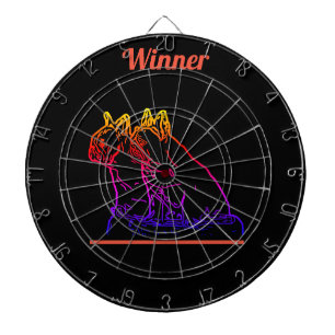 French Bulldog Neon French Bulldog Dart Board