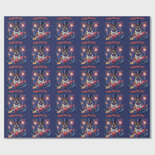 French Bulldog New Year French Bulldog Wrapping Paper