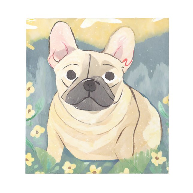 French Bulldog Notebook - Dog Lover Notepad (Front)