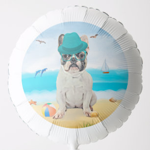 French Bulldog on Beach Balloon