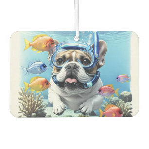 French Bulldog on vacation Air Freshener