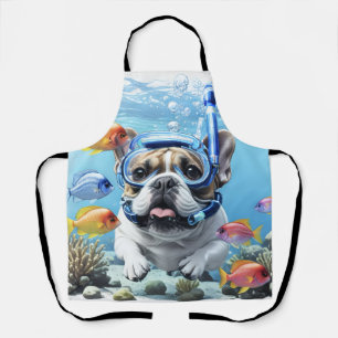 French Bulldog on vacation Apron