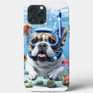French Bulldog on vacation iPhone 13 Pro Max Case