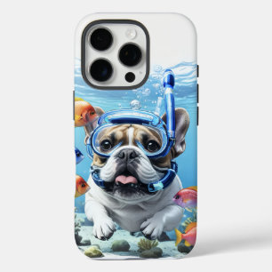 French Bulldog on vacation iPhone 16 Pro Case