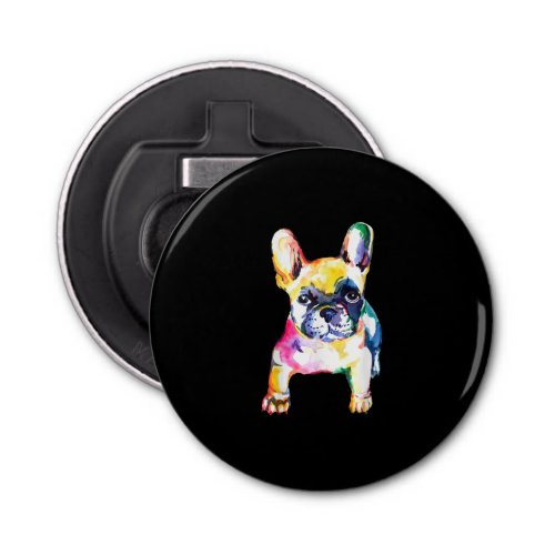 French Bulldog Original Watercolor Drawing Gift Bottle Opener