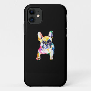 French Bulldog Original Watercolor Drawing Gift iPhone 11 Case