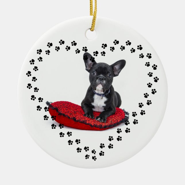 French Bulldog Ornament (Front)