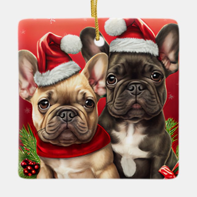 French Bulldog Ornament (Front)