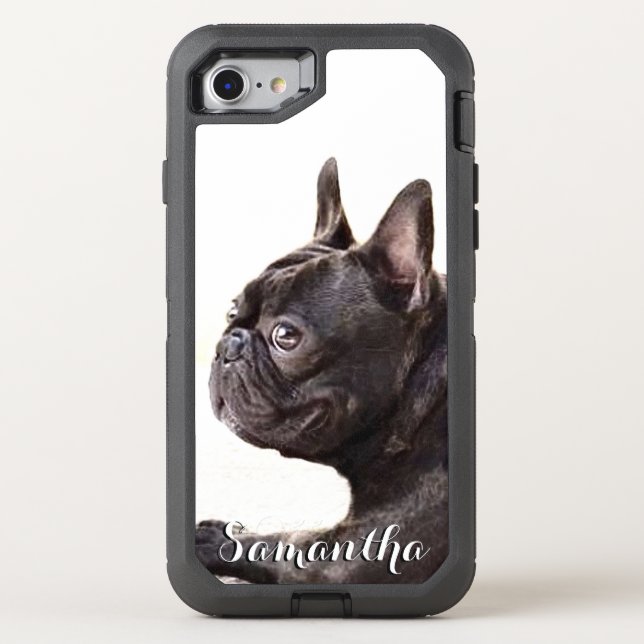 French Bulldog Otterbox phone iPhone Case (Back)