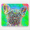 French Bulldog Painting Mousepad
