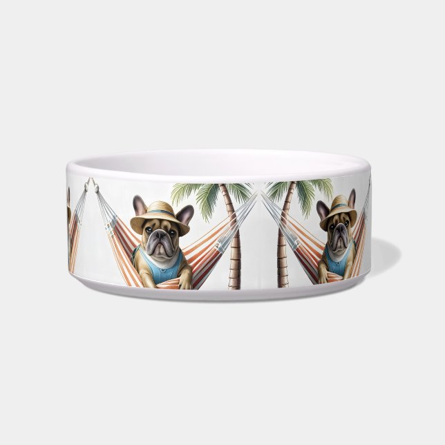 French Bulldog Palm Beach French Bulldog Bowl (Front)