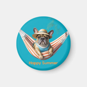French Bulldog Palm Beach French Bulldog Magnet